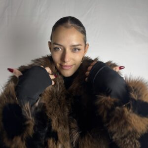 Eco fur marrone