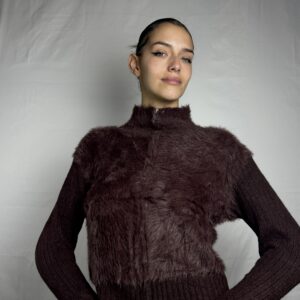 Cardigan MARRONE